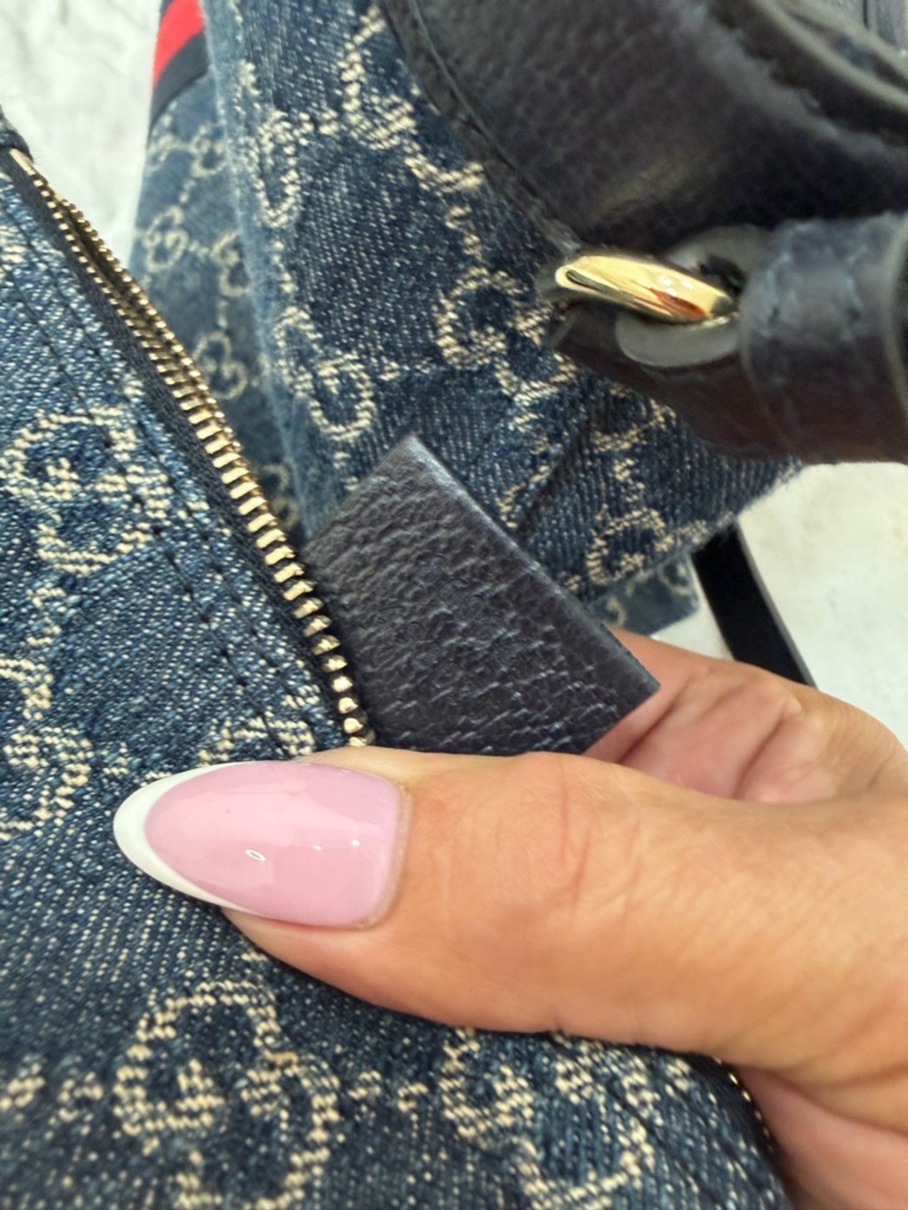 Brand new Gucci Giglio Denim small GG Bag Cruise 2026 w tags - Picture 10 of 14